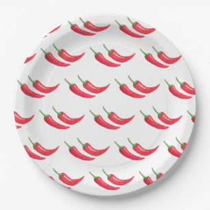Chili Pepper Pappteller