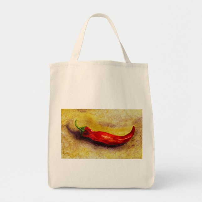 Chili Pepper Tote Bag Tragetasche (Vorne)