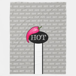 Chili Pfeffer Fleecedecke