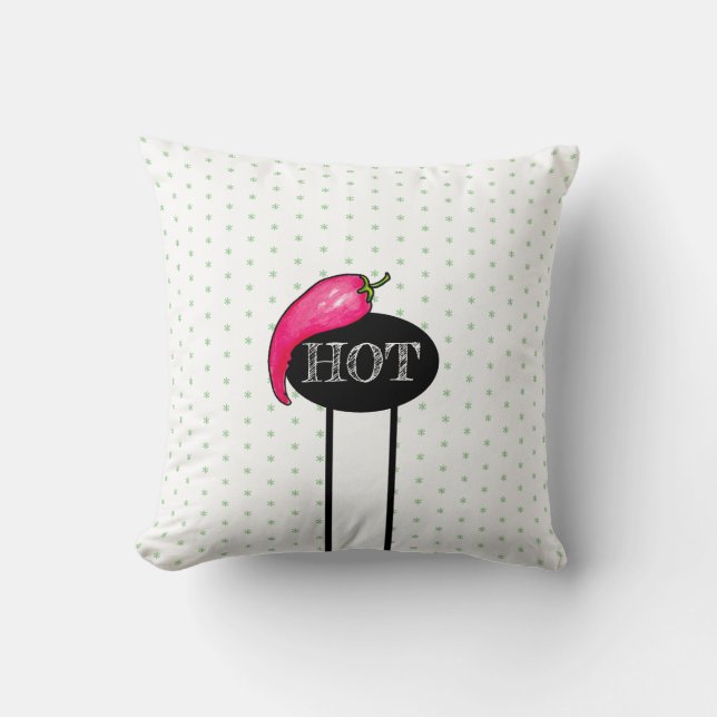 Chili Pfeffer Kissen (Vorderseite)