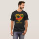 Chili-Pfeffer mit Flammen-Herzen T-Shirt (Vorne ganz)