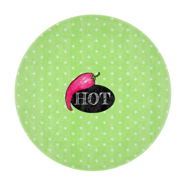 Chili Pfeffer Schneidebrett (Vorderseite)