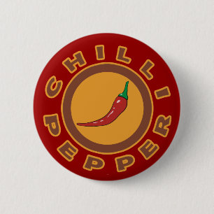 Chili Pfeffer, würzig Button