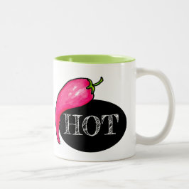 Chili Pfeffer Zweifarbige Tasse