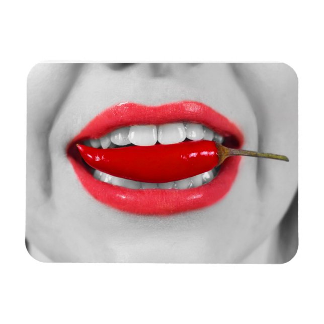 Chili Pfefferlippen Magnet (Horizontal)