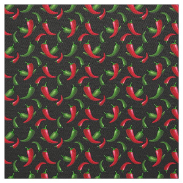 Chili Pfeffermuster Küchenbaumwolle Stoff (Muster)