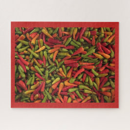 Chili-Pfefferpuzzlespiel
