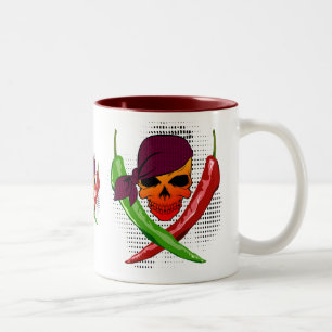 Chili-Pirat $18,95 zwei tonte Kaffee-Tasse Zweifarbige Tasse