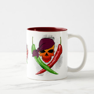 Chili-Pirat $18,95 zwei tonte Kaffee-Tasse Zweifarbige Tasse