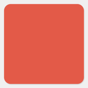 Chili Red Quadratischer Aufkleber