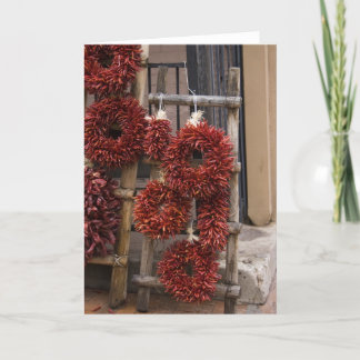 Chili Ristras Feiertagskarte