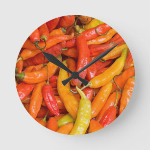 Chili Runde Wanduhr
