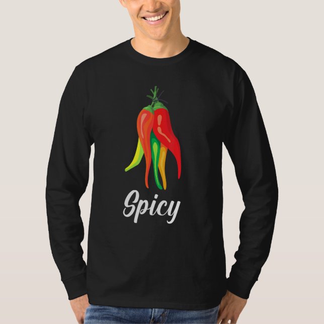 Chili - Scharf - Gemüse - Gewürze - Obst - Paprika T-Shirt (Vorderseite)