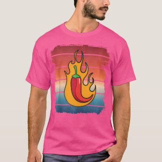 Chili Shirt Frauen Chili Gewürzwürzige Lebensmitte