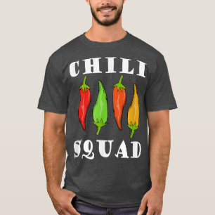 Chili Squad Meican Food Eating Spicy Food T-Shirt