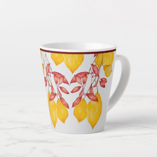 Chili & Turmerie auf einer kleinen Latte-Tasse Milchtasse (Rechte Ecke)