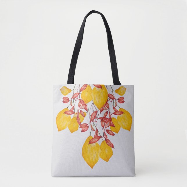 Chili und Turmerie auf einer Tasche (Vorderseite)