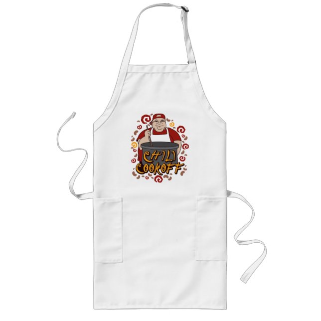 ChiliCookoff Lange Schürze (Vorne)