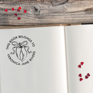 Chilies mit Schleife Würzig Gehört zu Buch Exlibri Permastempel