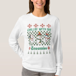 Chilin mit meinen Schneemassen - Winterwunderland T-Shirt