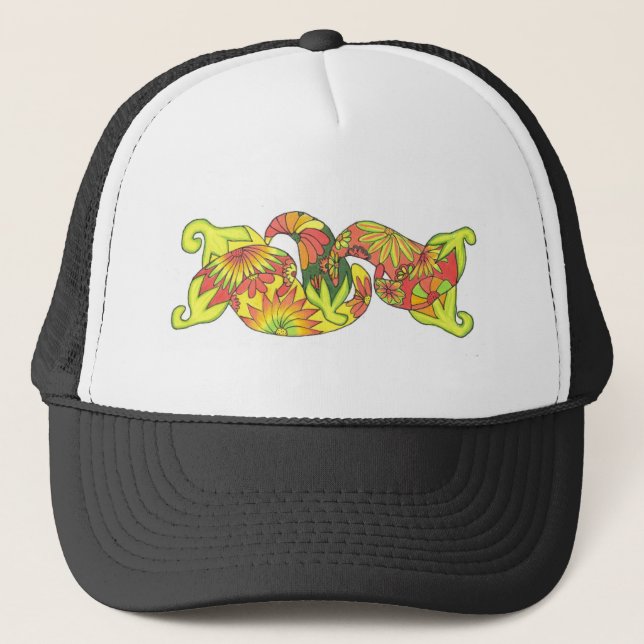 Chilis Jumble Truckerkappe (Vorderseite)