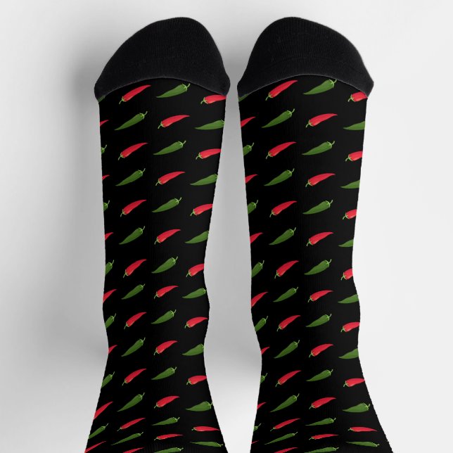 Chilischote Socken (Oben)