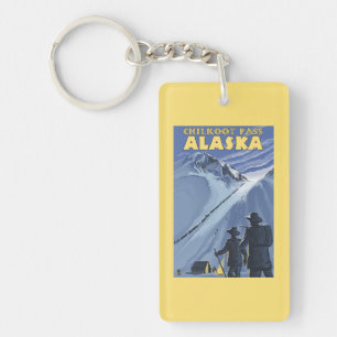 Chilkoot Durchlauf, Alaska-Goldschürfer Schlüsselanhänger