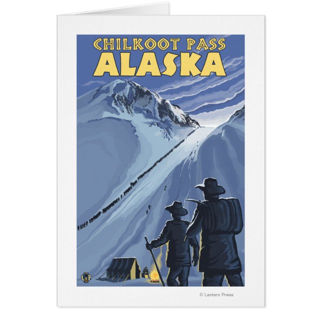 Chilkoot Pass, Alaska Gold Miners (Devant)