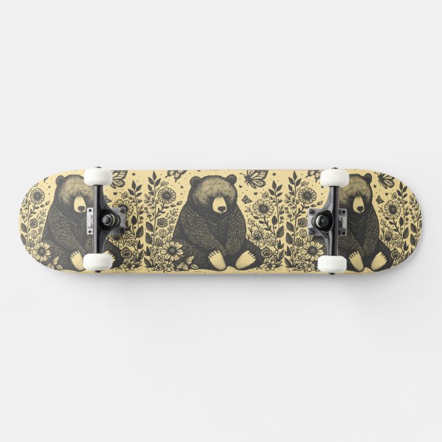 Chill Bear Skateboard (Horizontal)