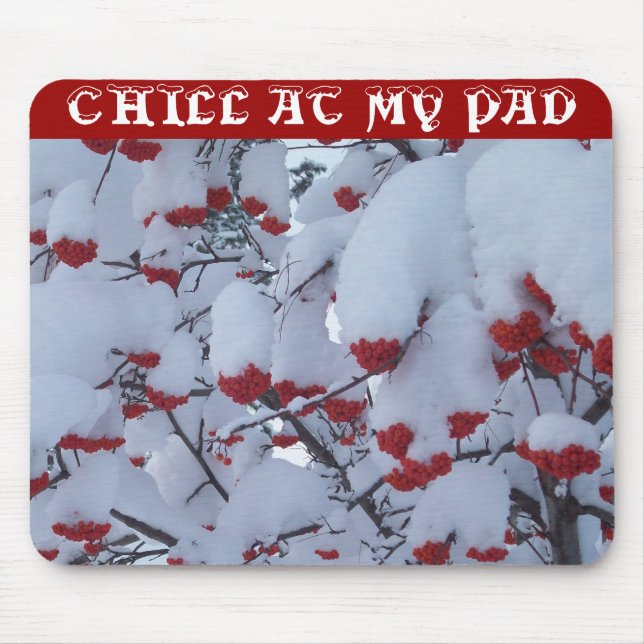 Chill bei mir zu Hause Mousepad (Vorne)