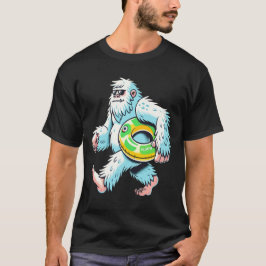 Chill Bigfoot: Summer Yeti mit Floatie Design T-Shirt