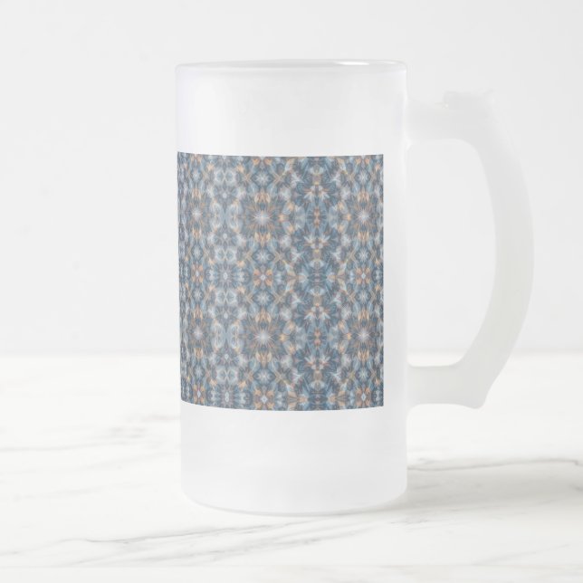 Chill Blue Vibes Mattglas Bierglas (Rechts)