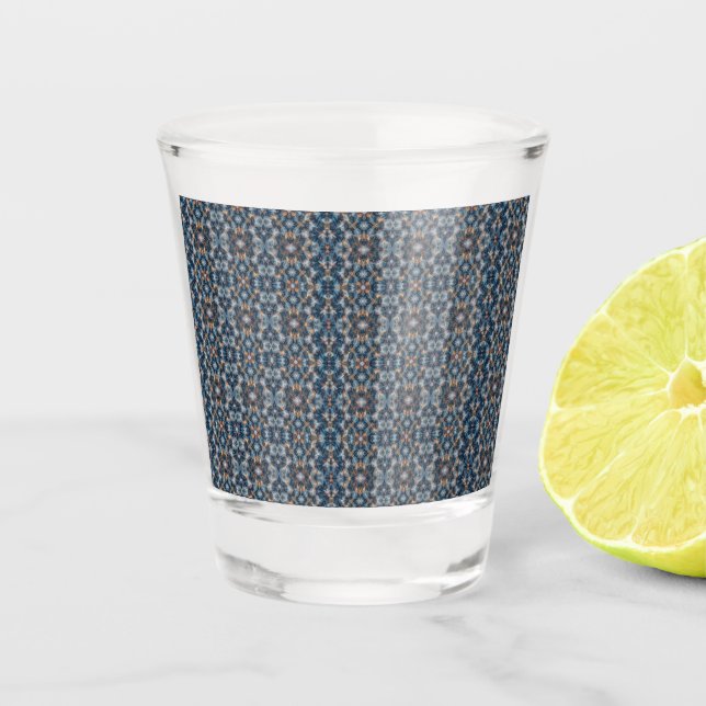 Chill Blue Vibes Schnapsglas (Vorderseite)