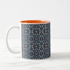 Chill Blue Vibes Zweifarbige Tasse