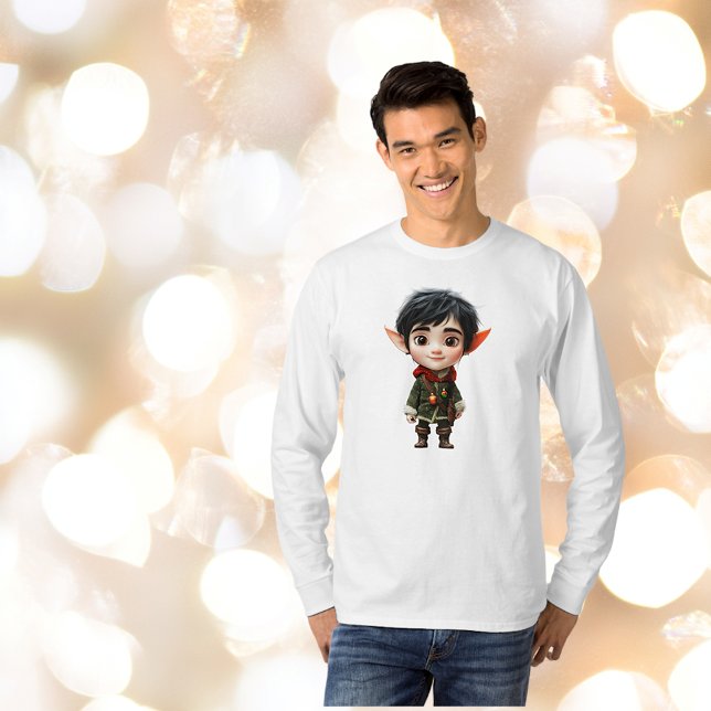 Chill Boy Christmas Elf Men's T-Shirt (Von Creator hochgeladen)