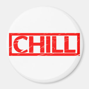 Chill Briefmarke Magnet