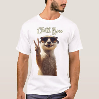 Chill Bro – Lustiger Faultier Hoodie T-Shirt