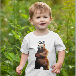 Chill Brown Bear in Sonnenbrille T-Shirt