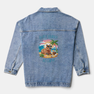 Chill Capybara Beach Vibes - Beeil dich nicht, Cap Jeansjacke
