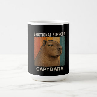 Chill Capybara Retro Sonnenuntergang Vintage Tierl Kaffeetasse