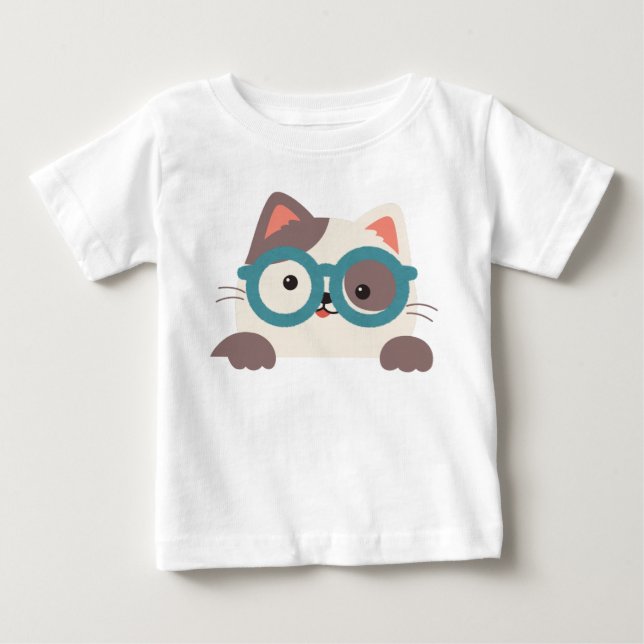 Chill Cat Baby T-shirt (Vorderseite)