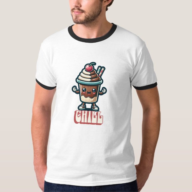 Chill Chocolate Milkshake Pub T-Shirt (Vorderseite)