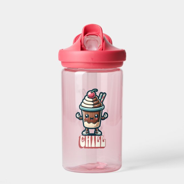 Chill Chocolate Milkshake Pub Trinkflasche (Vorne)