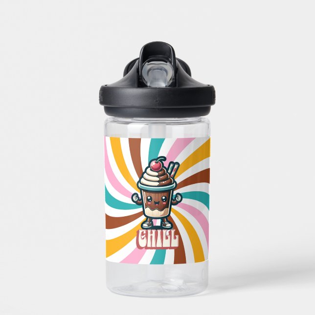 Chill Chocolate Milkshake Pub Trinkflasche (Vorne)