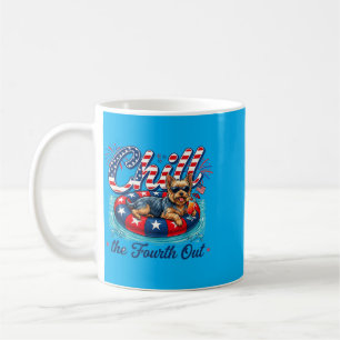 Chill den Vierten lustig Yorkie Hunde Liebhaber 4. Kaffeetasse