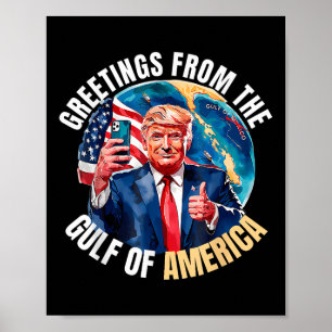Chill Gruß aus dem Golf von Amerika Poster