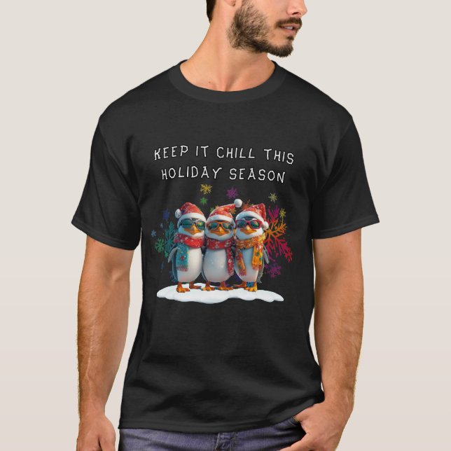 Chill Holiday Greeting T-Shirt (Vorderseite)