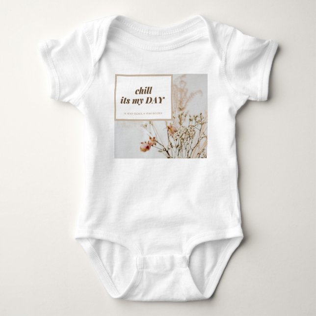 Chill It's My Day, Baby Kleidung & Schuhe Baby Strampler (Vorderseite)