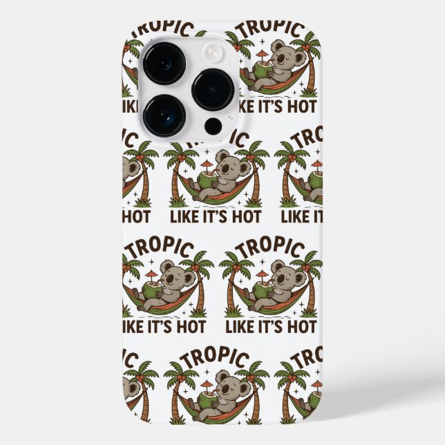 Chill Koala Vibes Case-Mate iPhone 14 Pro Hülle (Rückseite)