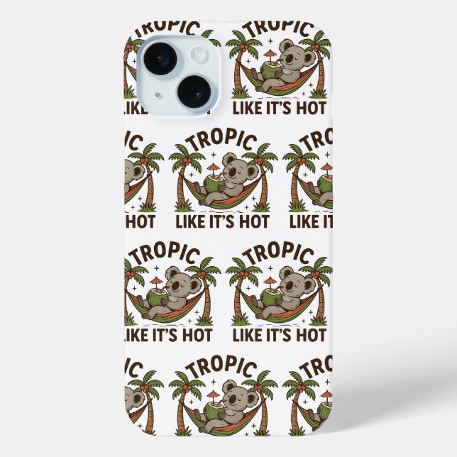 Chill Koala Vibes Case-Mate iPhone Hülle (Rückseite)